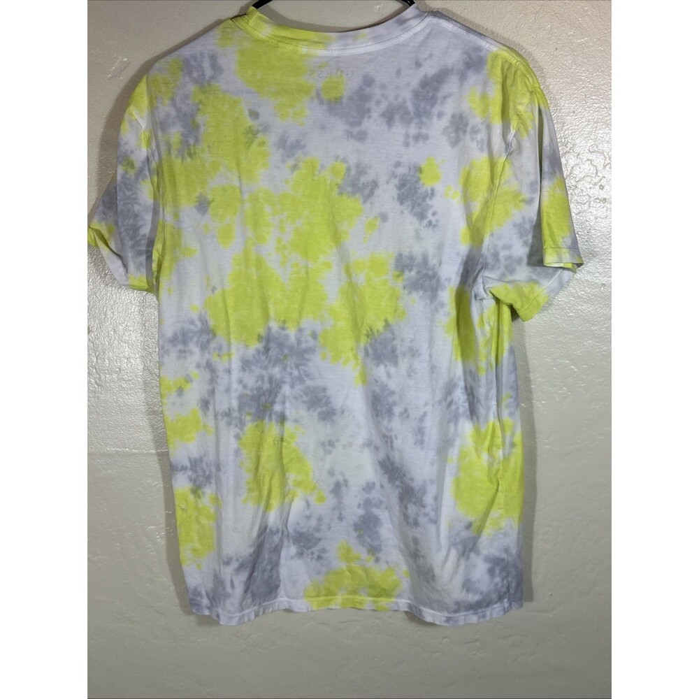 Guess M Tie Due Men’s Yellow White Gray Shirt Short Sleeve Los Angeles - Picture 3 of 3